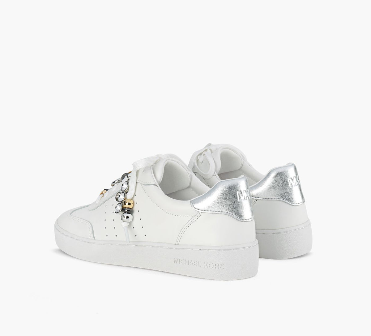 MICHAEL KORS SCOTTYLACEUP in WHITE view 3
