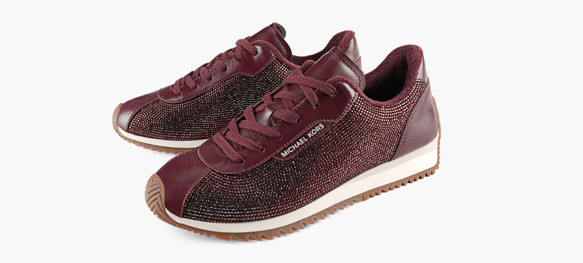 MICHAEL KORS RHODESTRAINER in BURGUNDY view 4