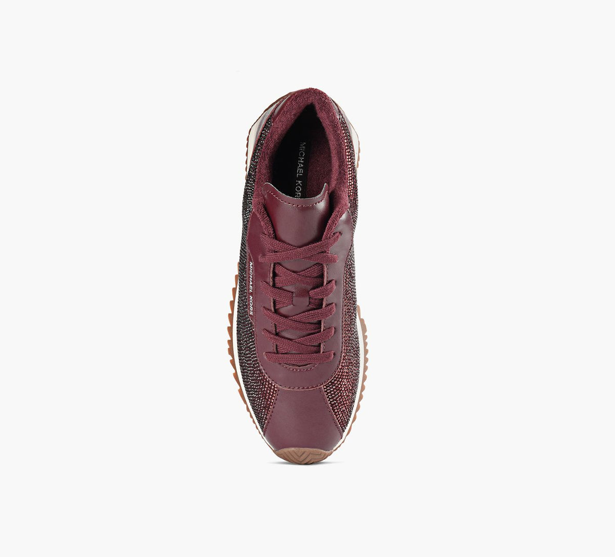 MICHAEL KORS RHODESTRAINER in BURGUNDY view 1c