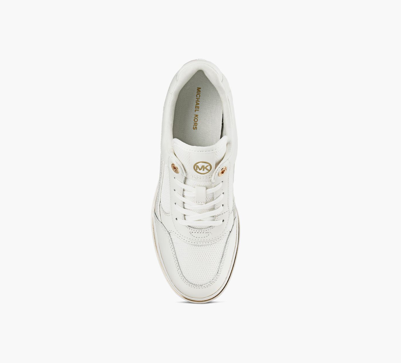 MICHAEL KORS EMMYWEDGETRAINER in WHITE view 1c