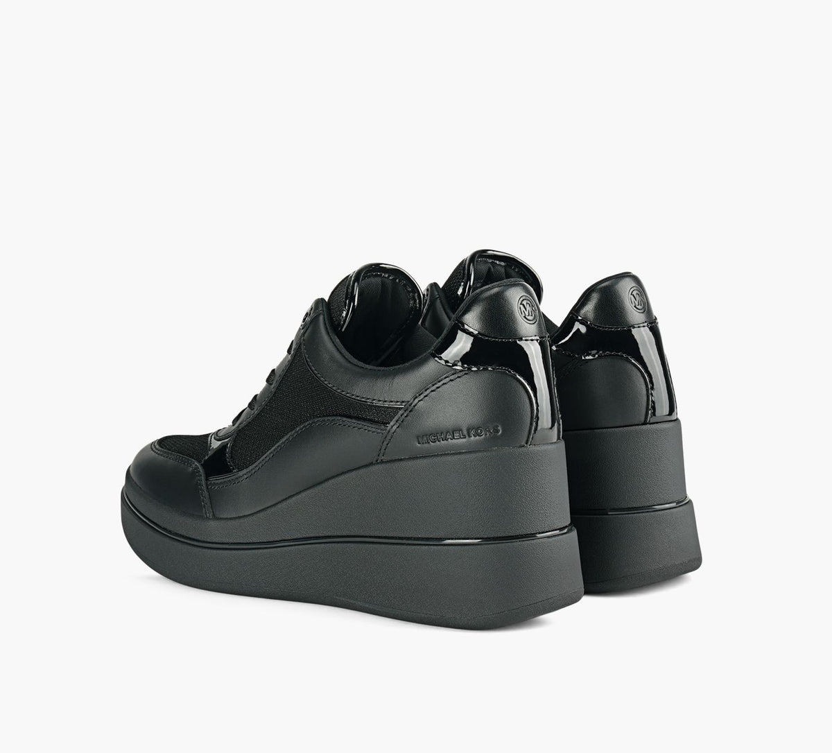 MICHAEL KORS EMMYWEDGETRAINER in BLACK view 3