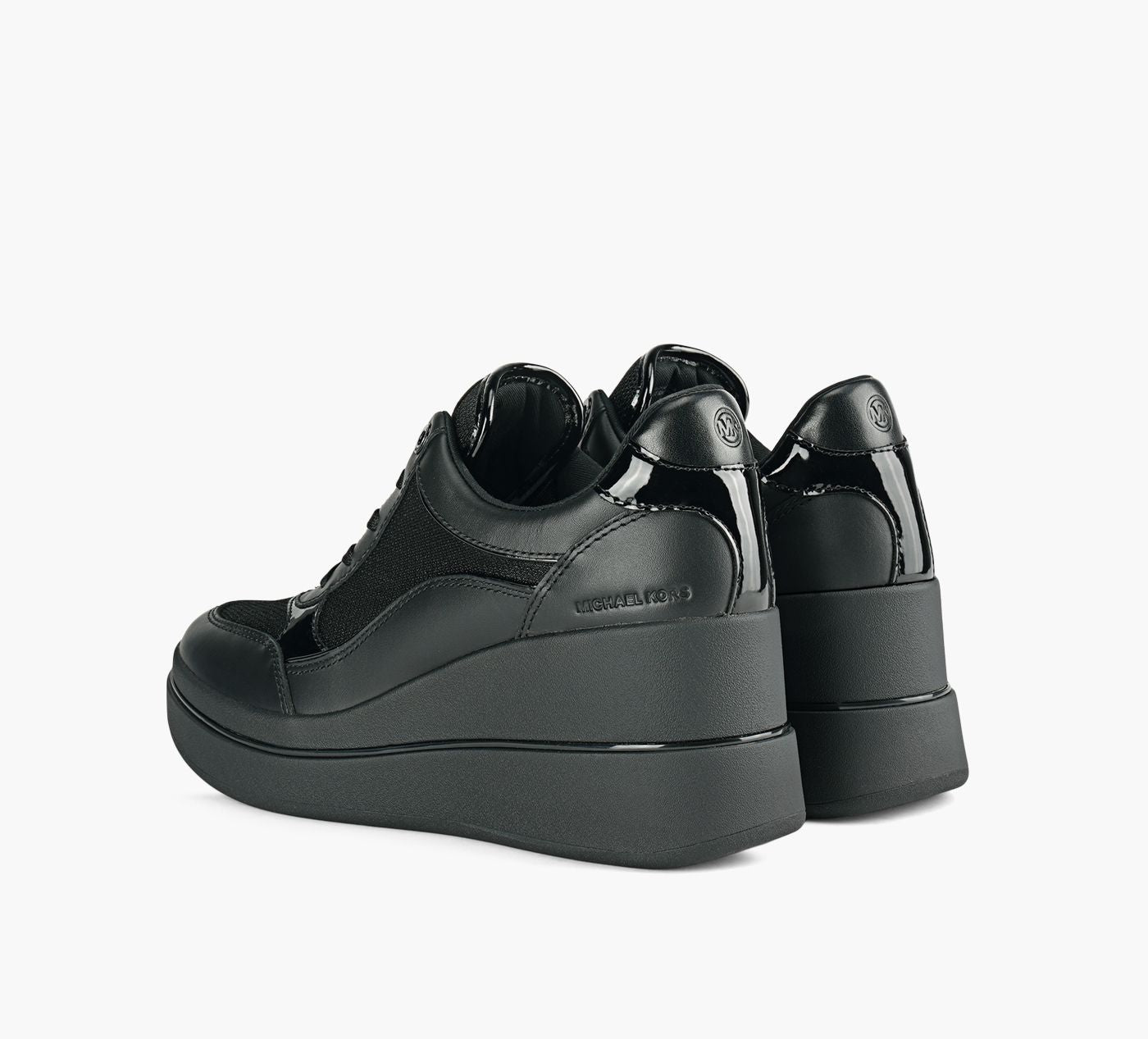 MICHAEL KORS EMMYWEDGETRAINER in BLACK view 3