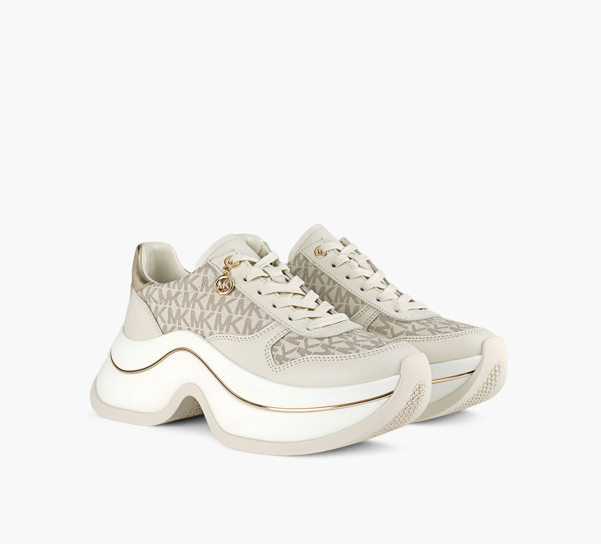 MICHAEL KORS BASKETARLA en TAUPE vue 2