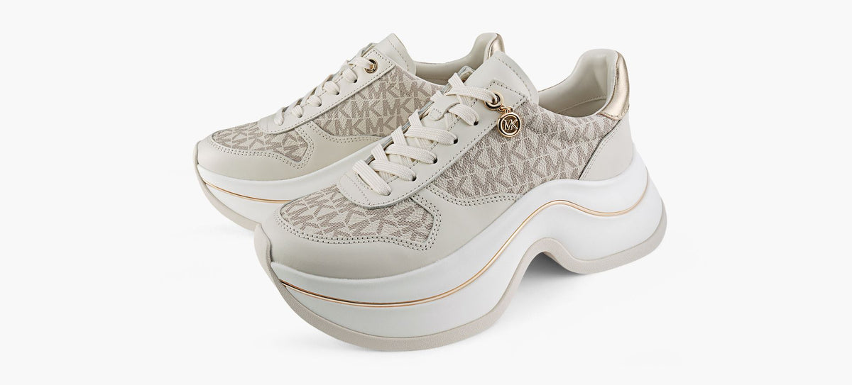 MICHAEL KORS BASKETARLA en TAUPE vue 4