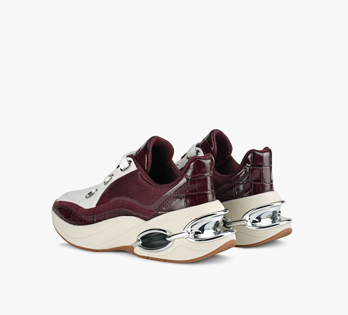 MICHAEL KORS TONITRAINER in BURGUNDY view 3