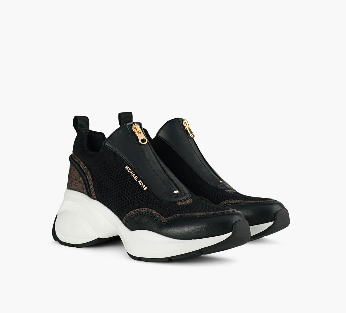 MICHAEL KORS ZUMASLIPONTRAINER in BLACK view 2