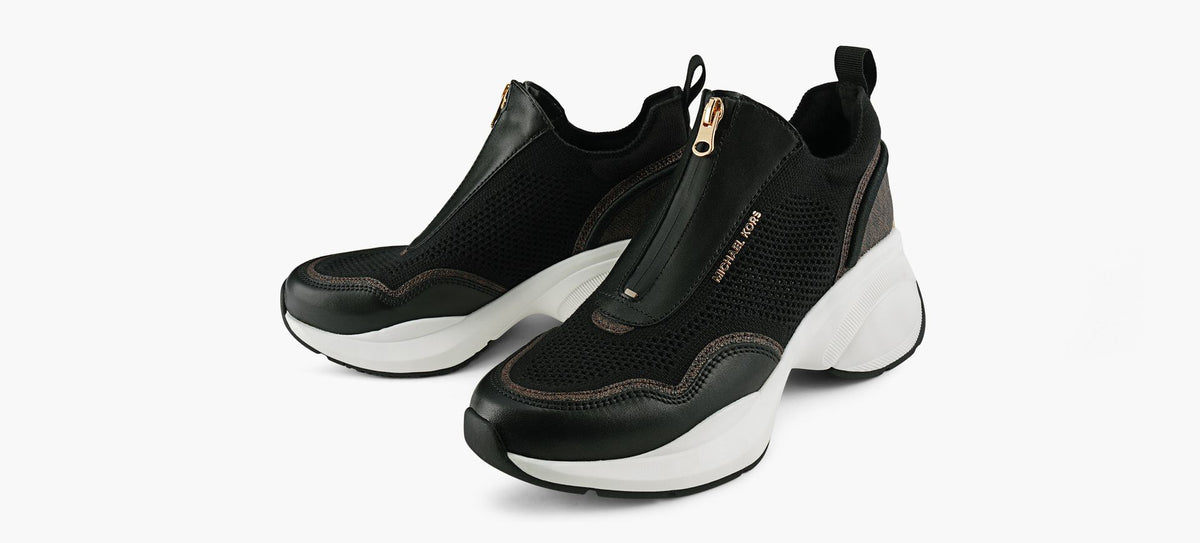 MICHAEL KORS ZUMASLIPONTRAINER in BLACK view 4