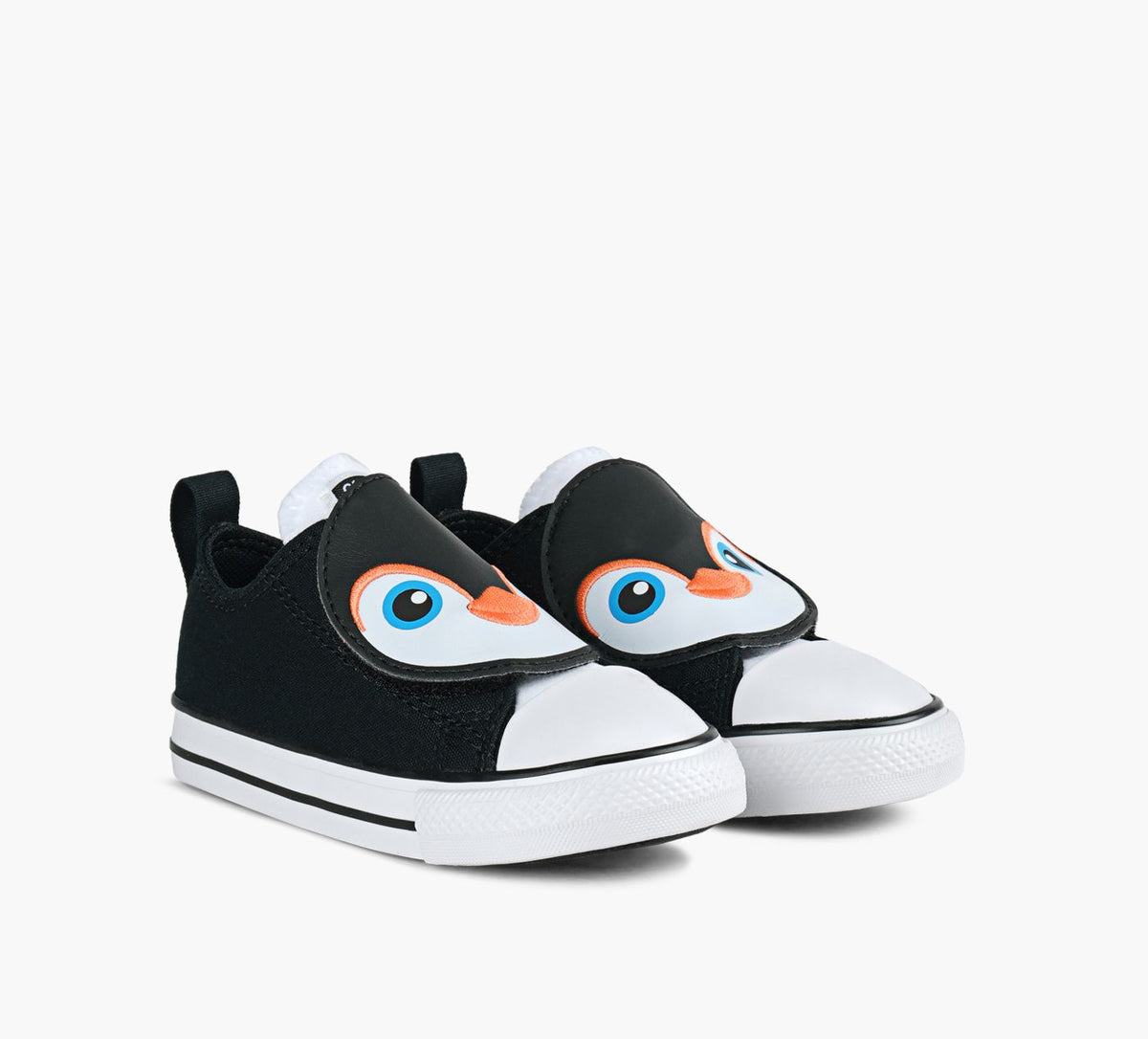 CONVERSE CHUCKTAYLORALLSTARPINGOUINENFILAGERAPIDE en NOIR vue 2