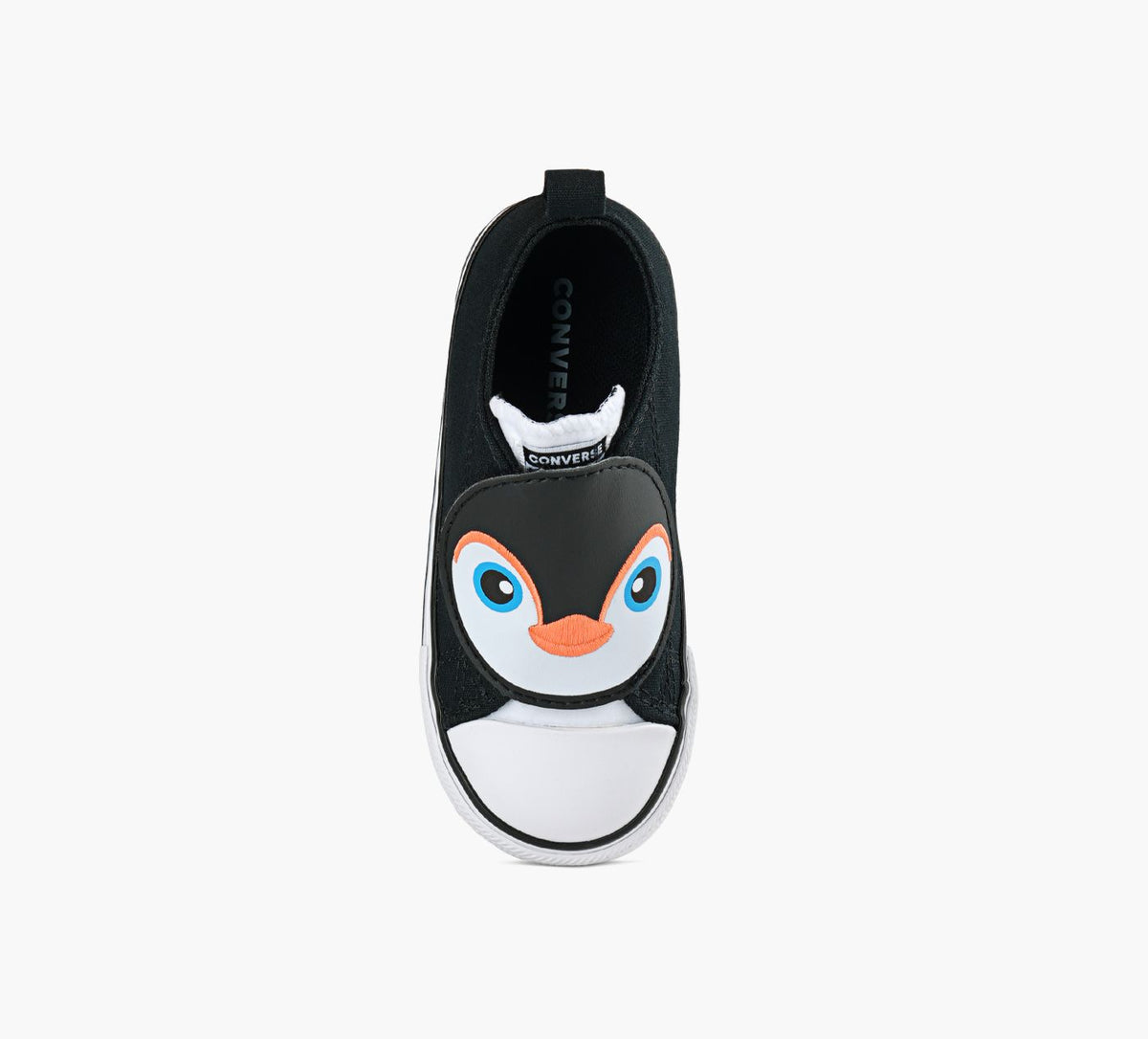 CONVERSE CHUCKTAYLORALLSTARPINGOUINENFILAGERAPIDE en NOIR vue 1c