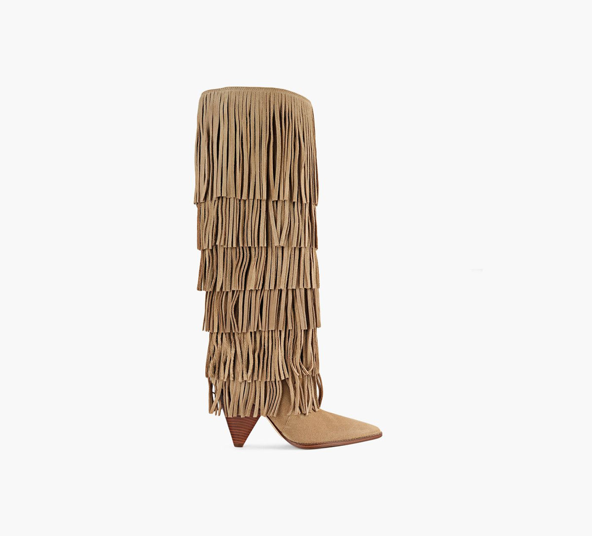 MICHAEL KORS JAYLAHEELEDBOOT in BEIGE