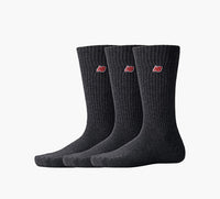 NEW BALANCE CHAUSSETTESMIMOLLETUNISEXESLOGO3PAIRES en GRIS