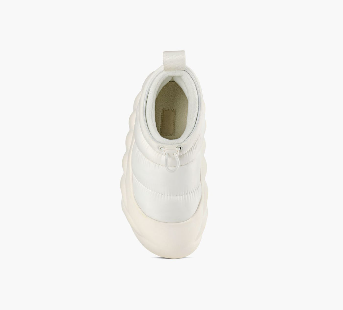 CROCS SOULIERSOVERPUFFSHORTY en BLANC vue 1c