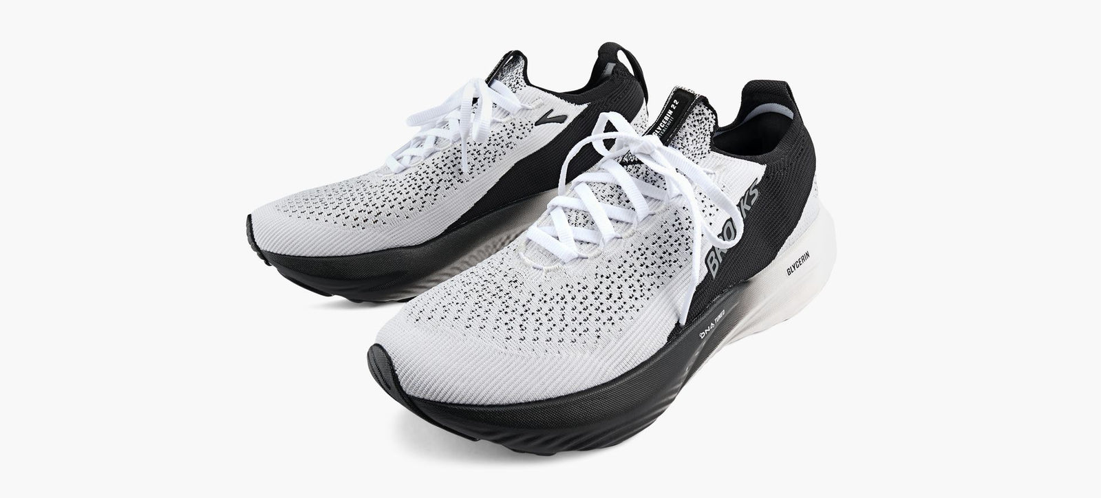 BROOKS GLYCERINSTEALTHFIT22 en BLANC vue 4