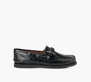 SPERRY CHAUSSURESBATEAU2OEILLETSAUTHENTICORIGINAL en NOIR