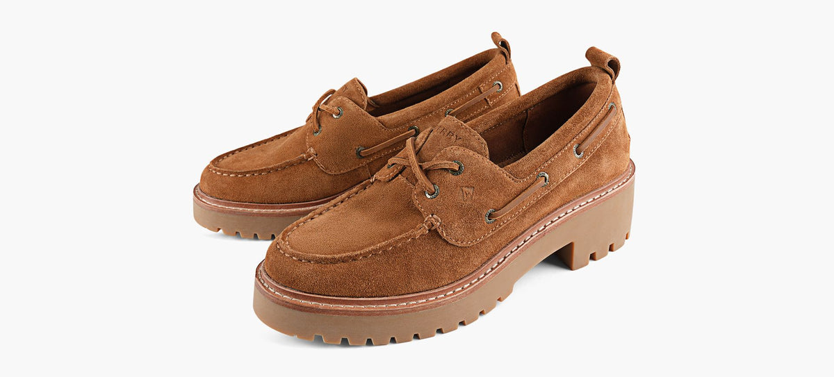 SPERRY CHAUSSURESBATEAU2OEILLETSAUTHENTICORIGINAL en TAN vue 4