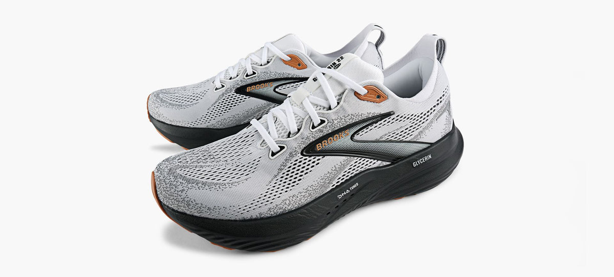 BROOKS GLYCERIN22 en BLANC vue 4