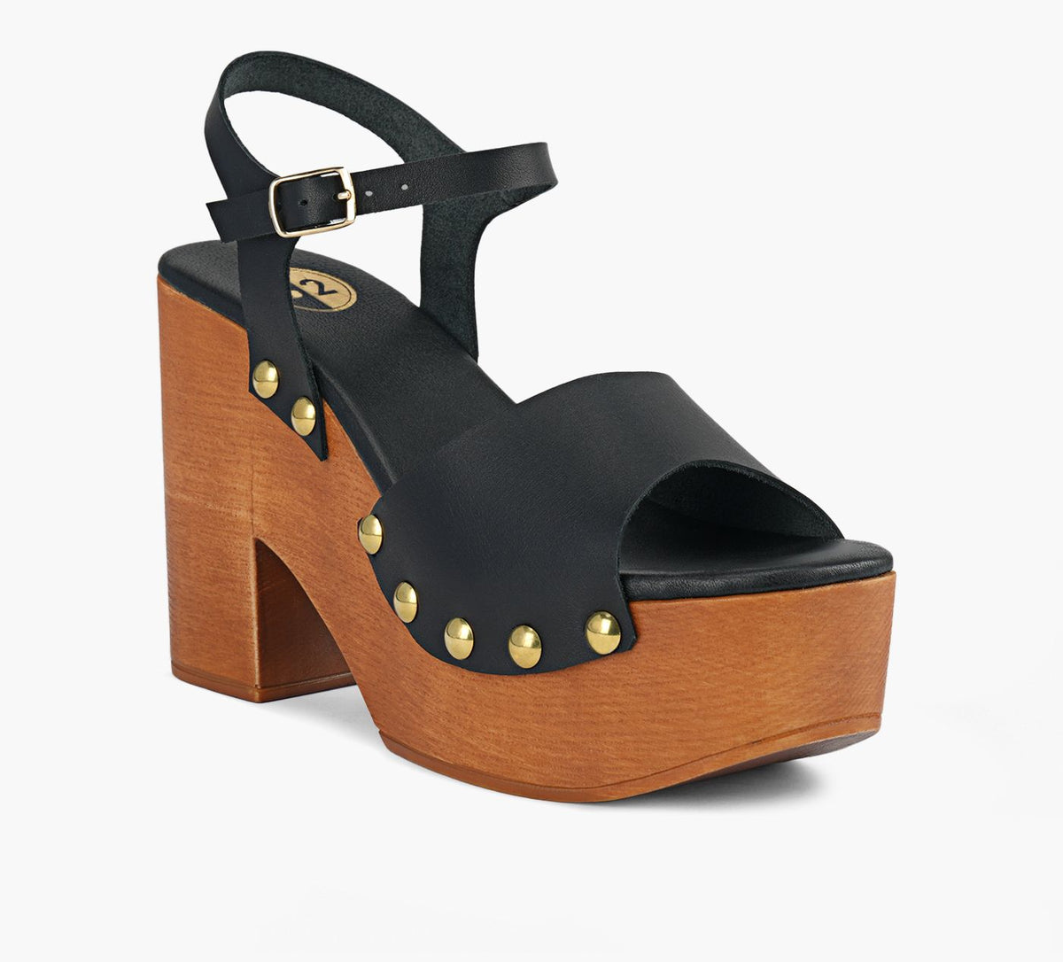 B2 PAVIACLOGSANDAL in BLACK view 2
