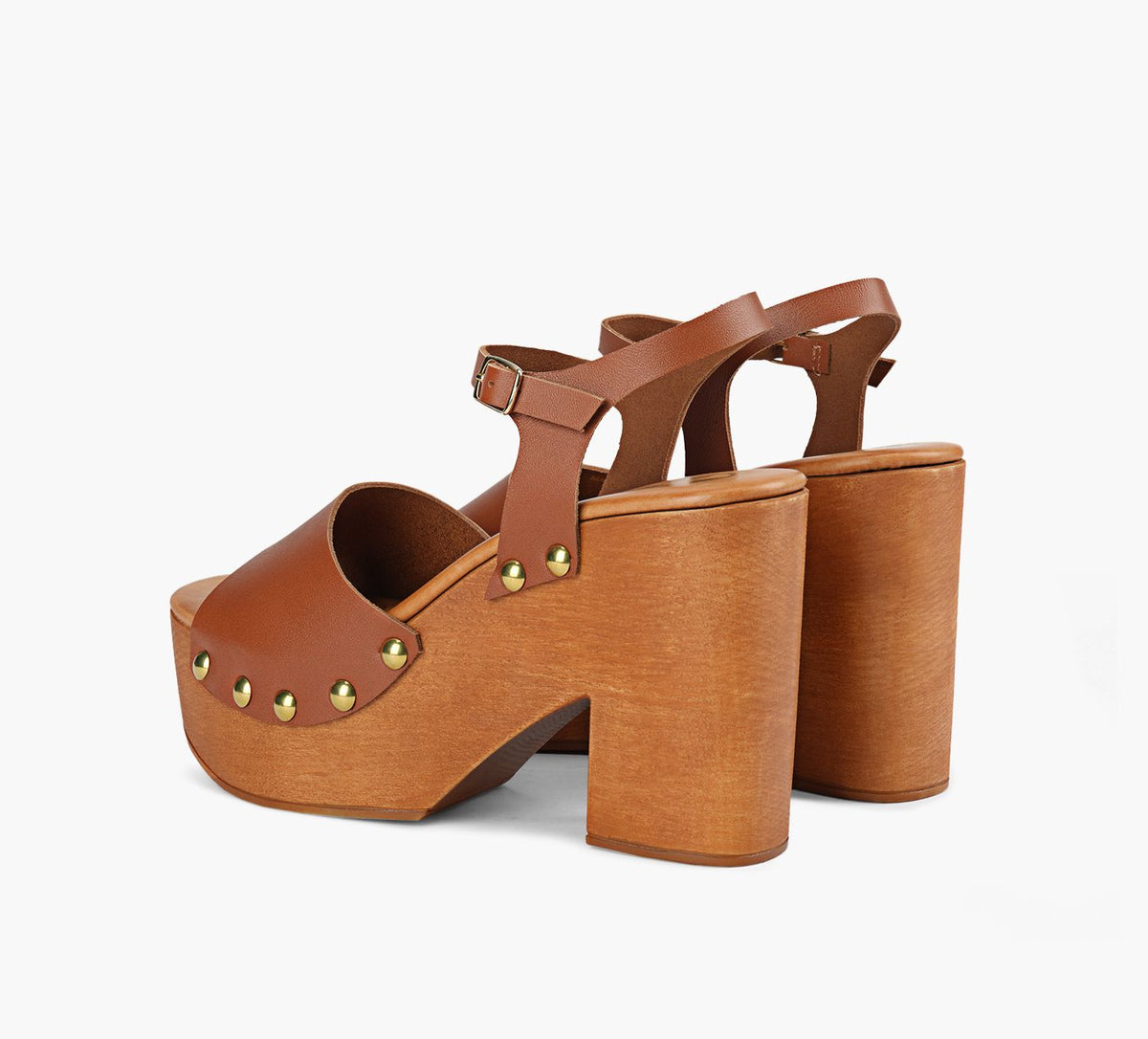 B2 PAVIACLOGSANDAL in TAN view 3