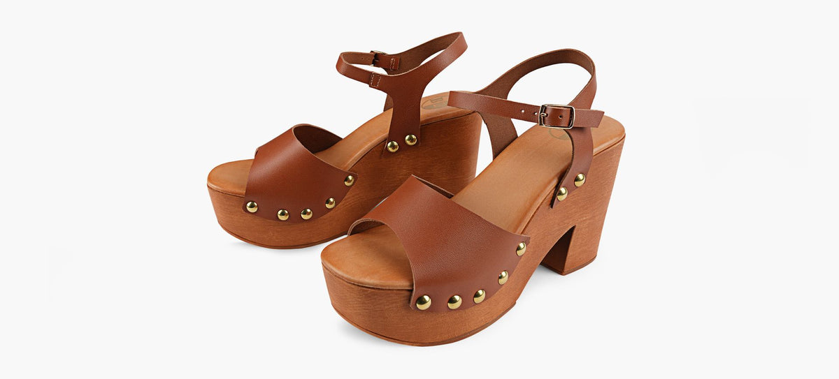 B2 PAVIACLOGSANDAL in TAN view 4