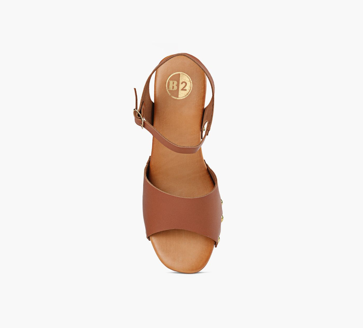B2 PAVIACLOGSANDAL in TAN view 1c
