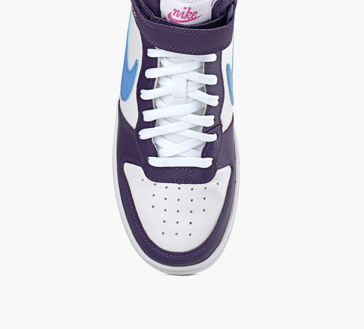 NIKE BASKETSCOURTBOROUGHMID2 en VIOLET vue 1c