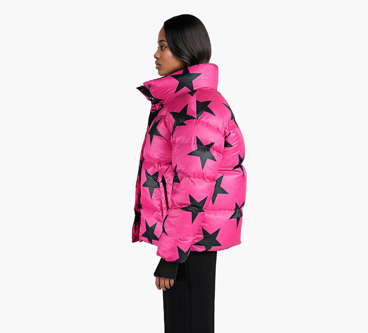 COZE BOMBERCOURTRVERSIBLE en FUCHSIA vue 3