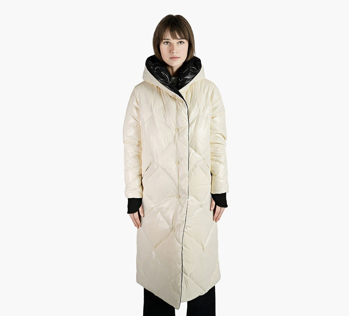 COZE MANTEAUDEPROMENADERVERSIBLE en BEIGE