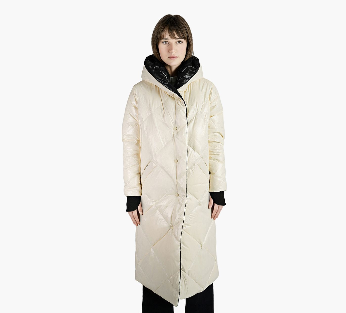 COZE MANTEAUDEPROMENADERVERSIBLE en BEIGE