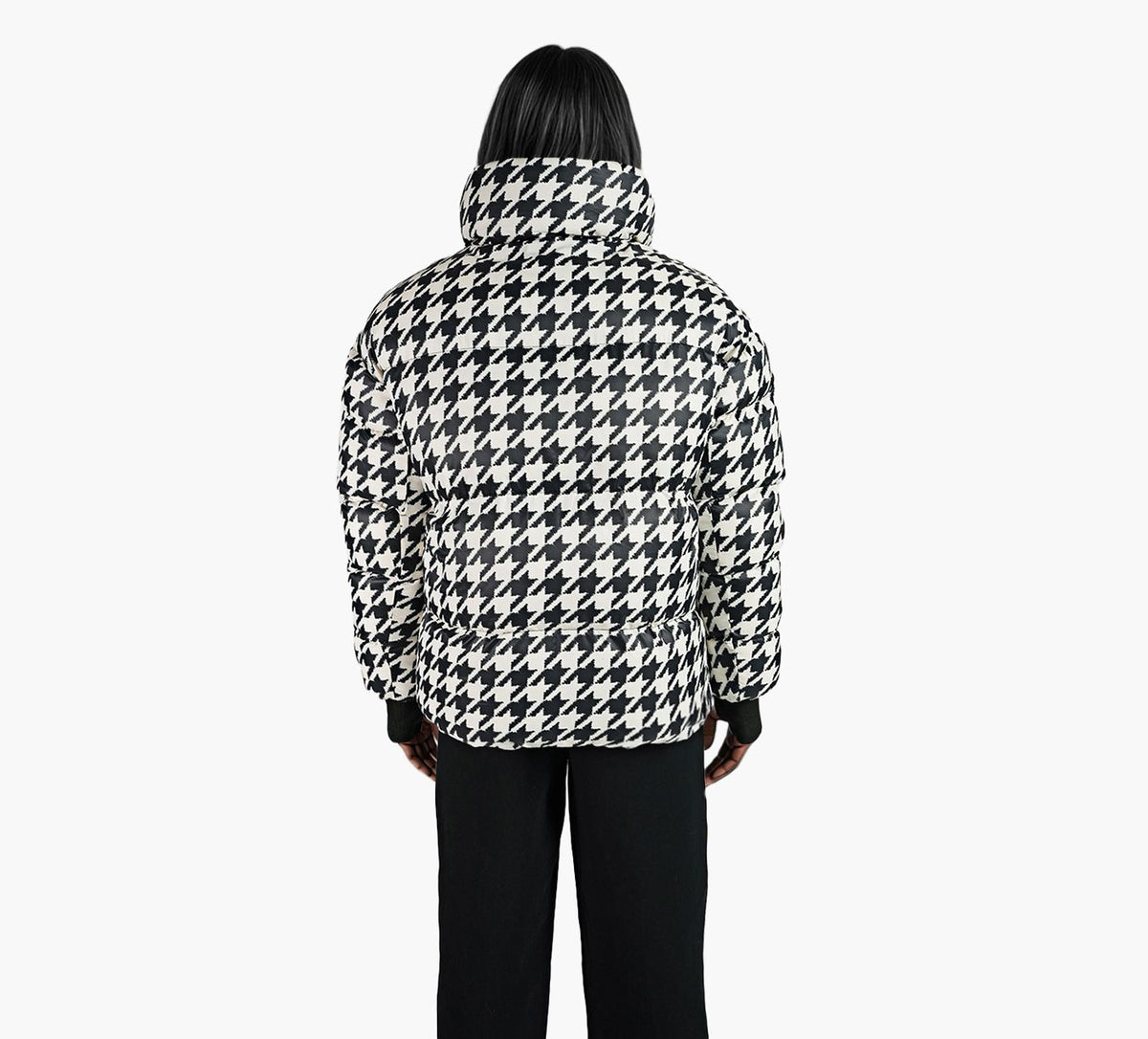 COZE REVERSIBLECROPPEDBOMBER in BLACK view 4