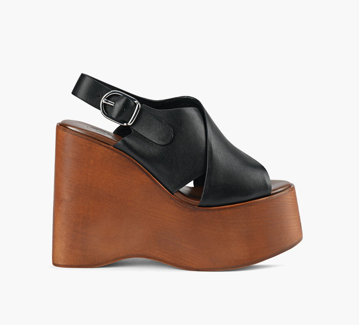 B2 LISBONWEDGESANDAL in BLACK
