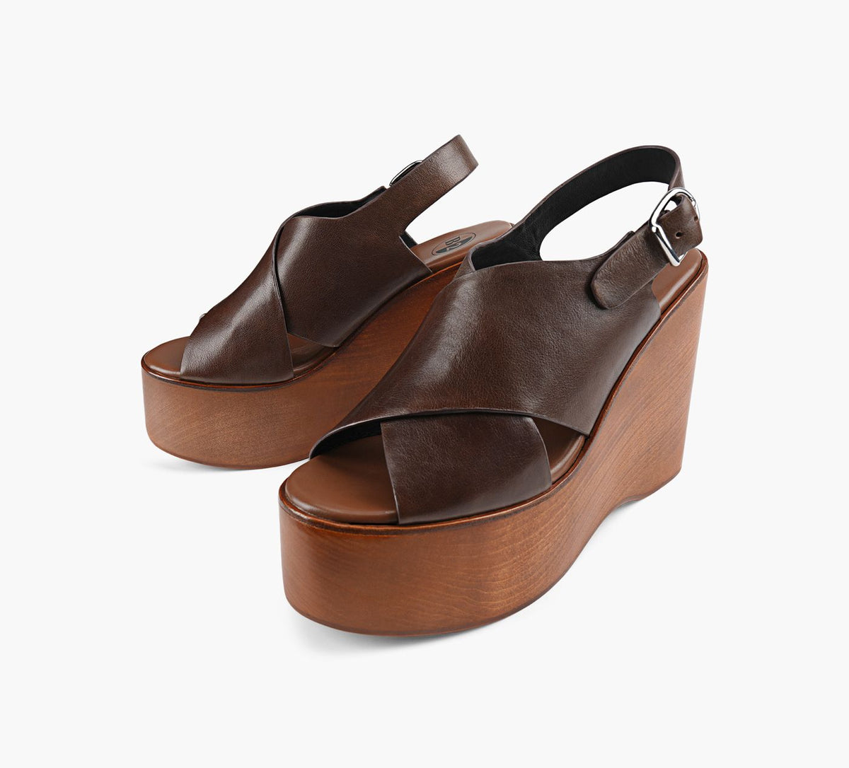 B2 LISBONWEDGESANDAL in BROWN view 4