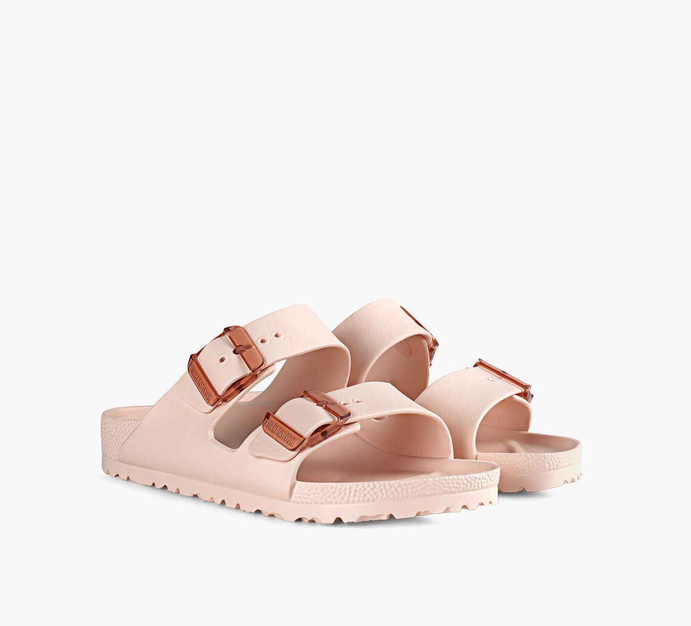 BIRKENSTOCK ARIZONABOUCLETRANSPARENTE en ROSE PALE vue 2
