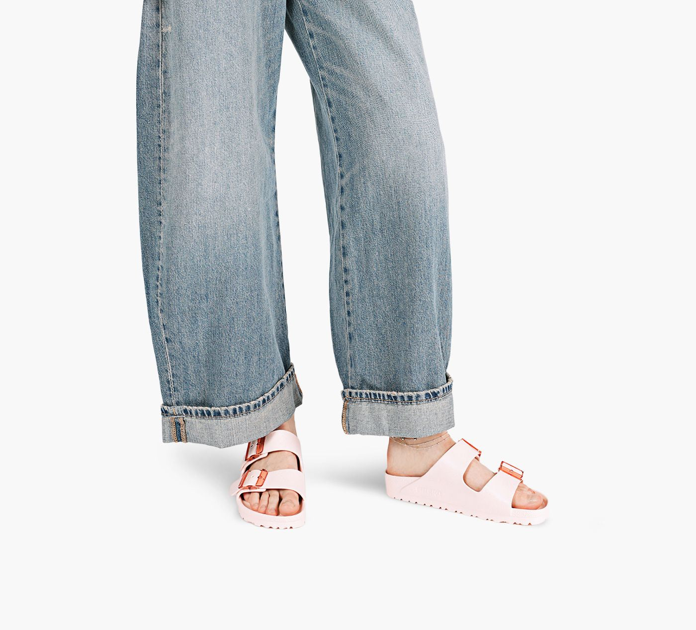 BIRKENSTOCK ARIZONABOUCLETRANSPARENTE en ROSE PALE vue 8