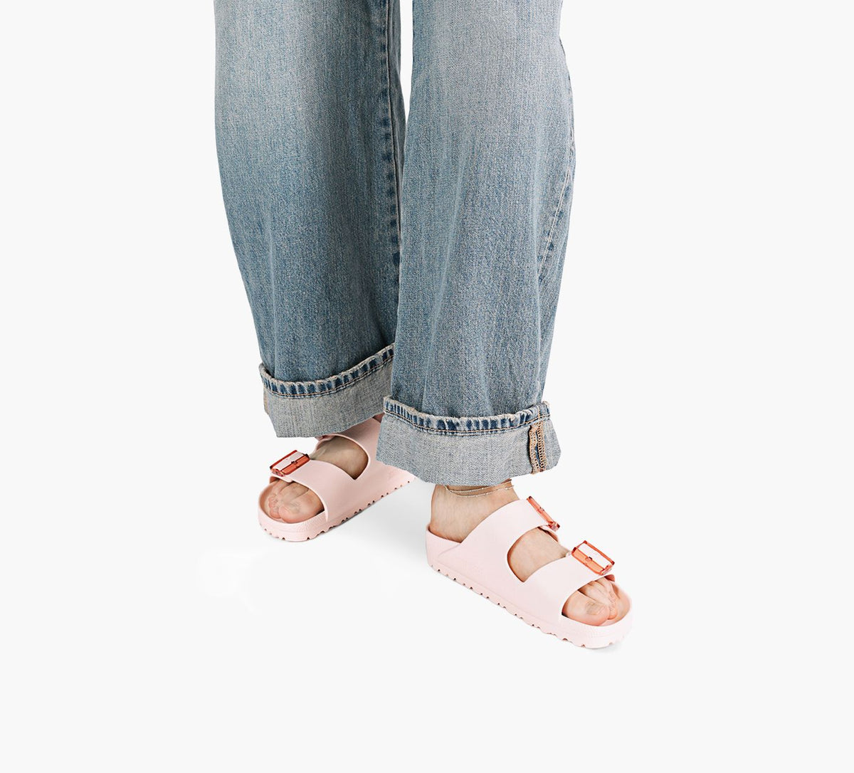 BIRKENSTOCK ARIZONABOUCLETRANSPARENTE en ROSE PALE vue 9