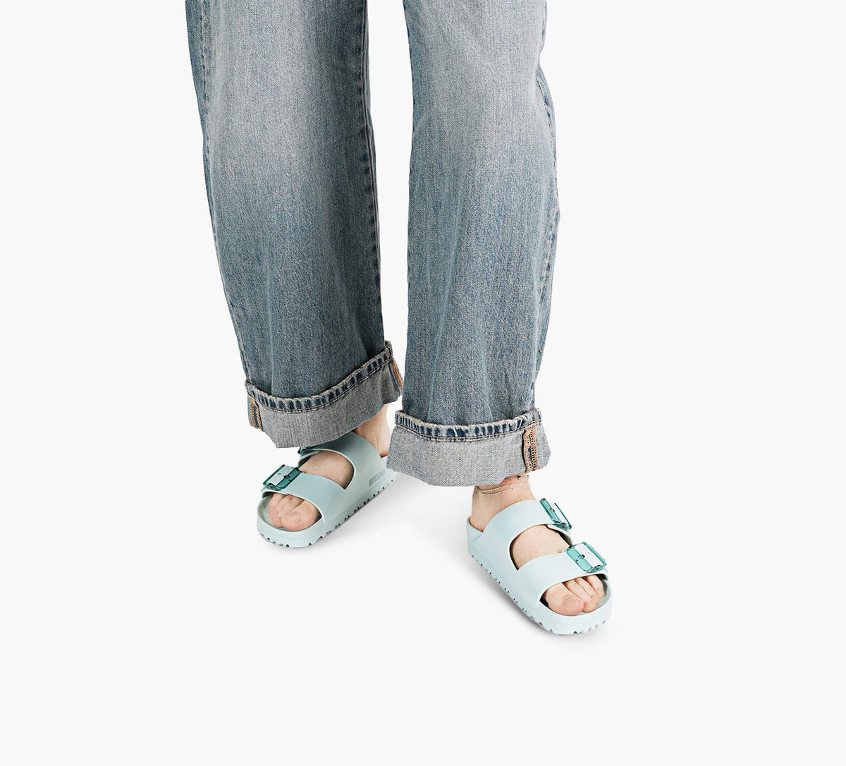 BIRKENSTOCK ARIZONASTEALTHBUCKLE in BLUE view 8