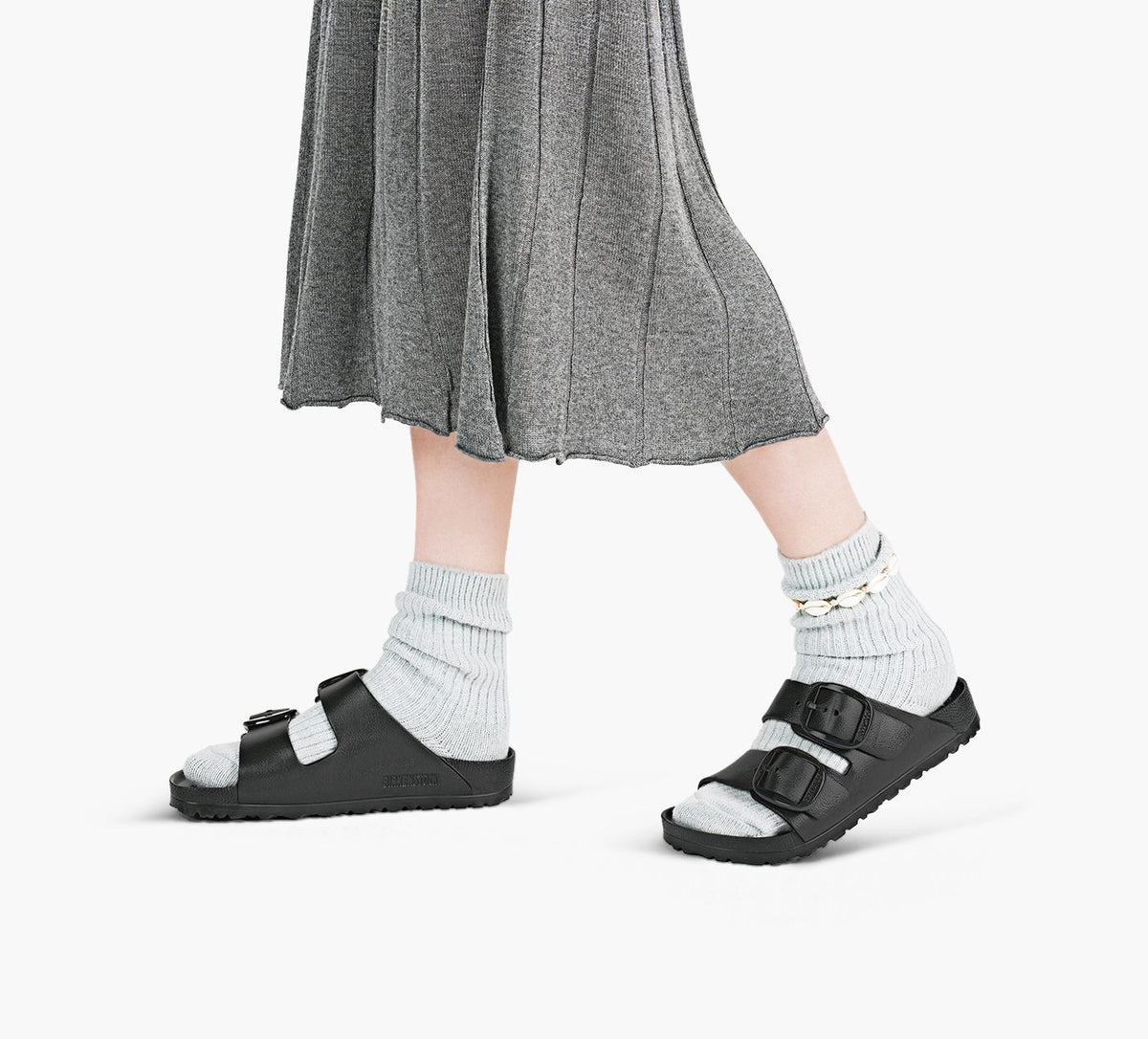 BIRKENSTOCK ARIZONAGROSSEBOUCLEEVA en NOIR vue 8