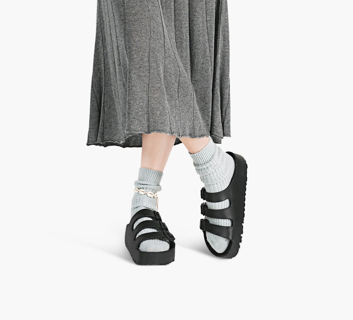 BIRKENSTOCK PLATEFORMEFLORIDAIII en NOIR vue 9