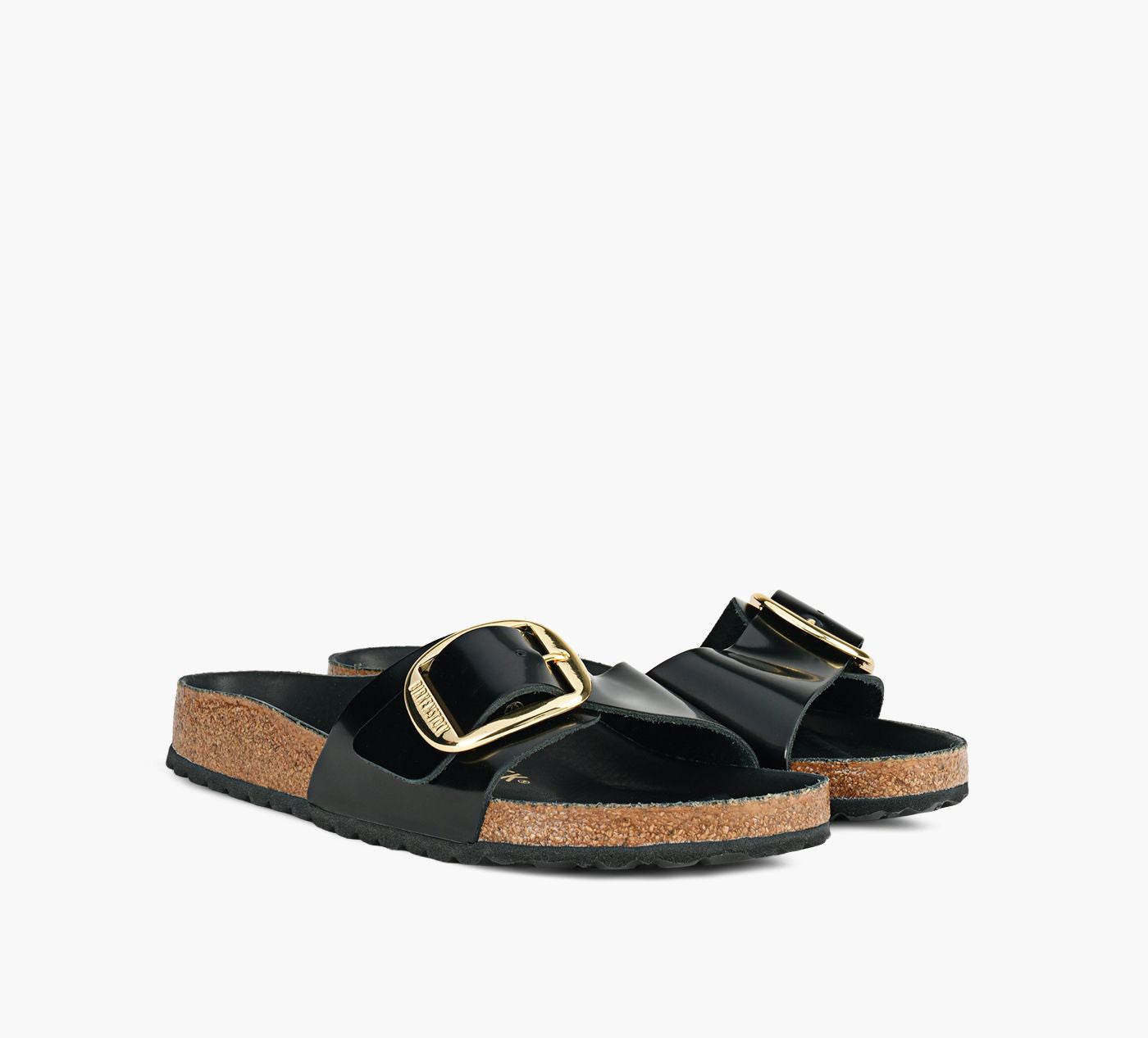Birkenstock Madrid Big Buckle Sandals for Women | Black – Browns Shoes