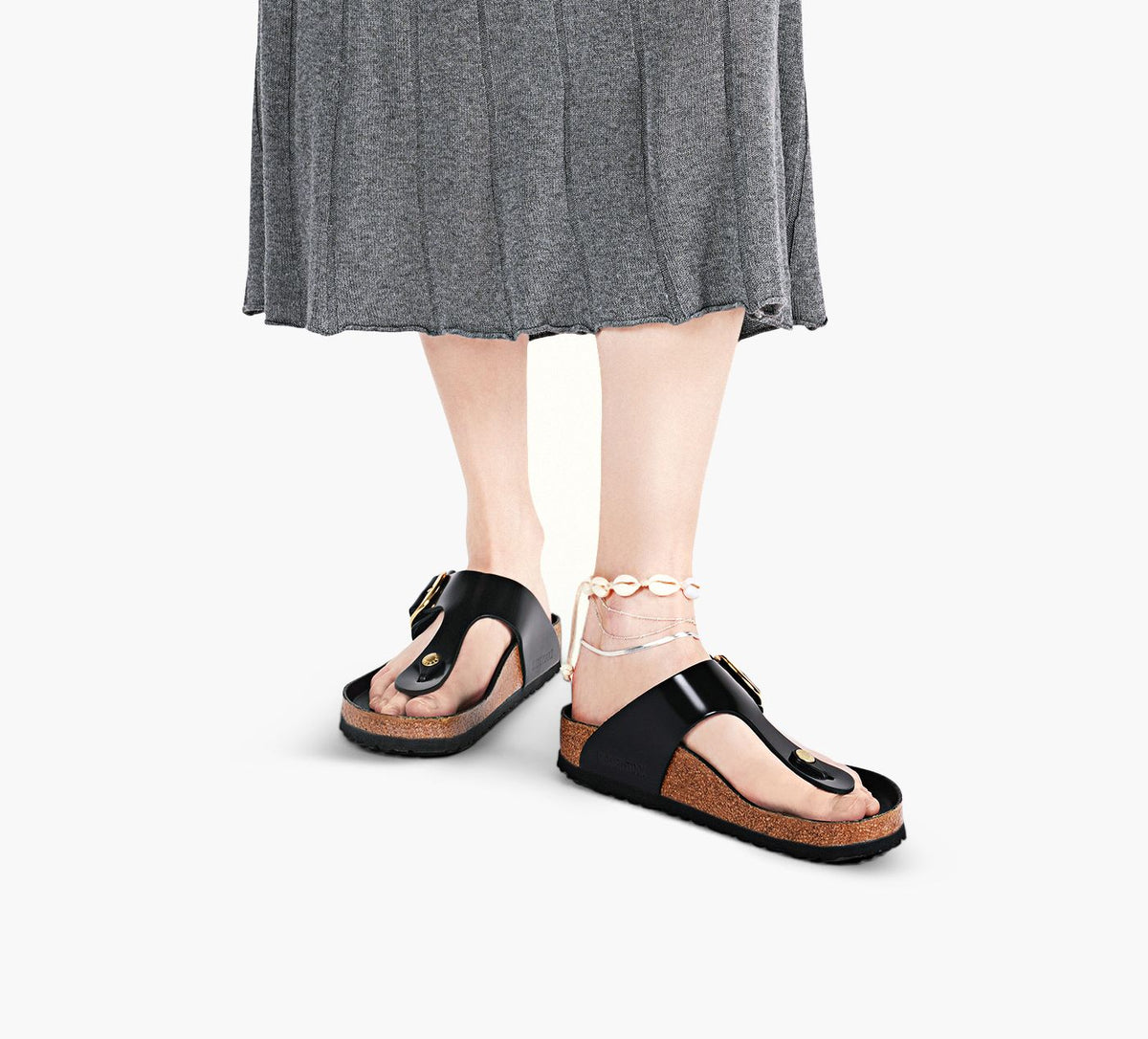 BIRKENSTOCK GIZEHGROSSEBOUCLE en NOIR vue 8