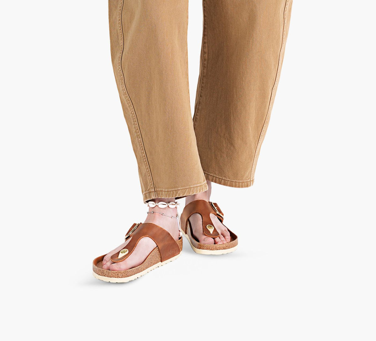 BIRKENSTOCK GIZEHBIGBUCKLE in TAN view 8