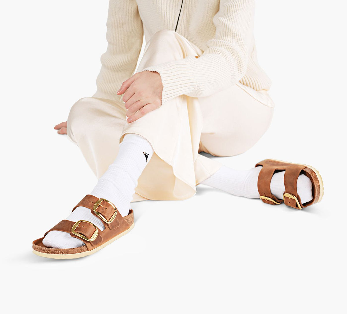 BIRKENSTOCK ARIZONAGROSSEBOUCLE en TAN vue 8
