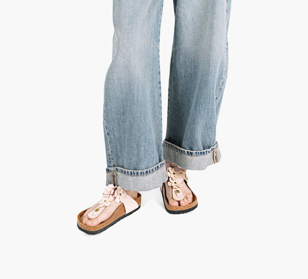 BIRKENSTOCK GIZEHFLEURS en ROSE PALE vue 8