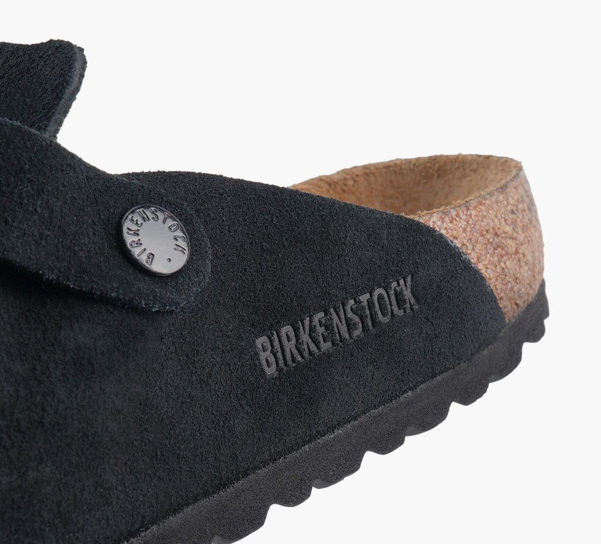 BIRKENSTOCK BOSTONSEMELLESOUPLE en NOIR vue 1b