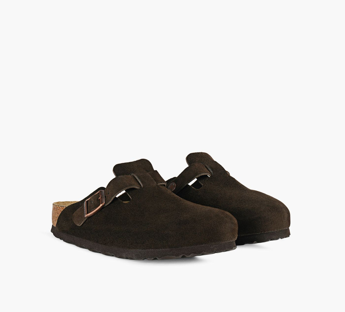 BIRKENSTOCK BOSTONSEMELLESOUPLE en BRUN vue 2