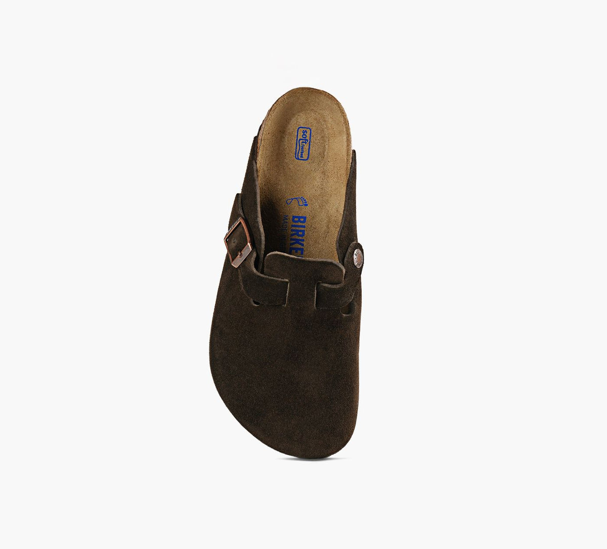 BIRKENSTOCK BOSTONSEMELLESOUPLE en BRUN vue 1c