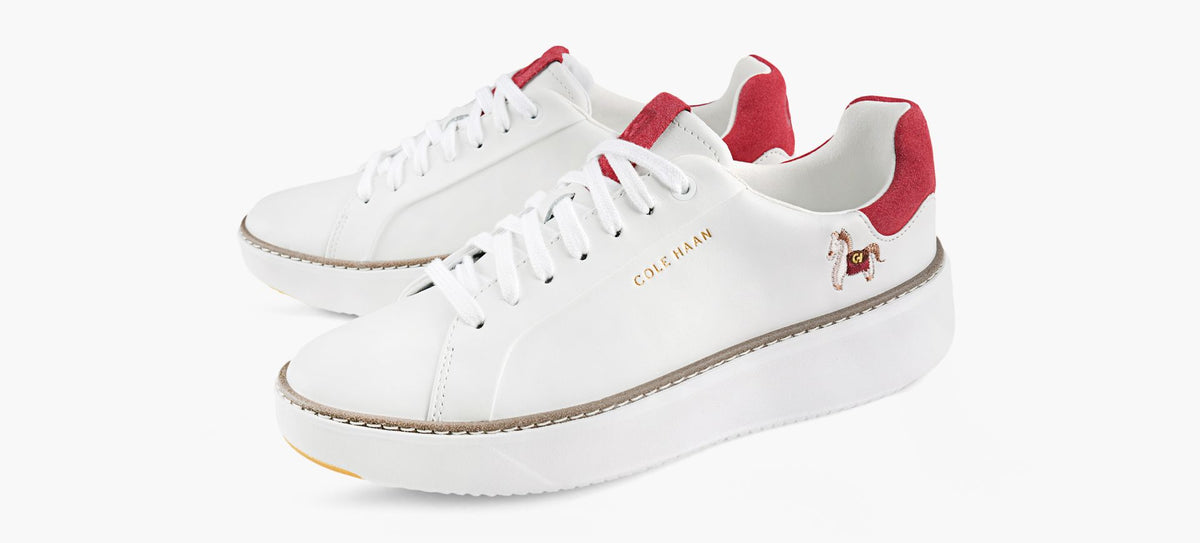 COLE HAAN GRANDPROTOPSPINSNEAKER in WHITE view 4