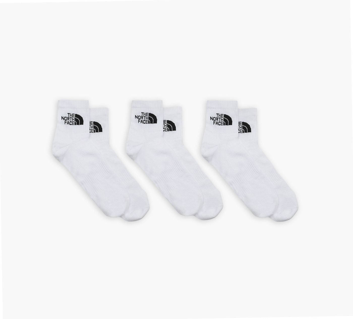 THE NORTH FACE MULTISPORTCUSHQUARTERSOCKS3P in WHITE