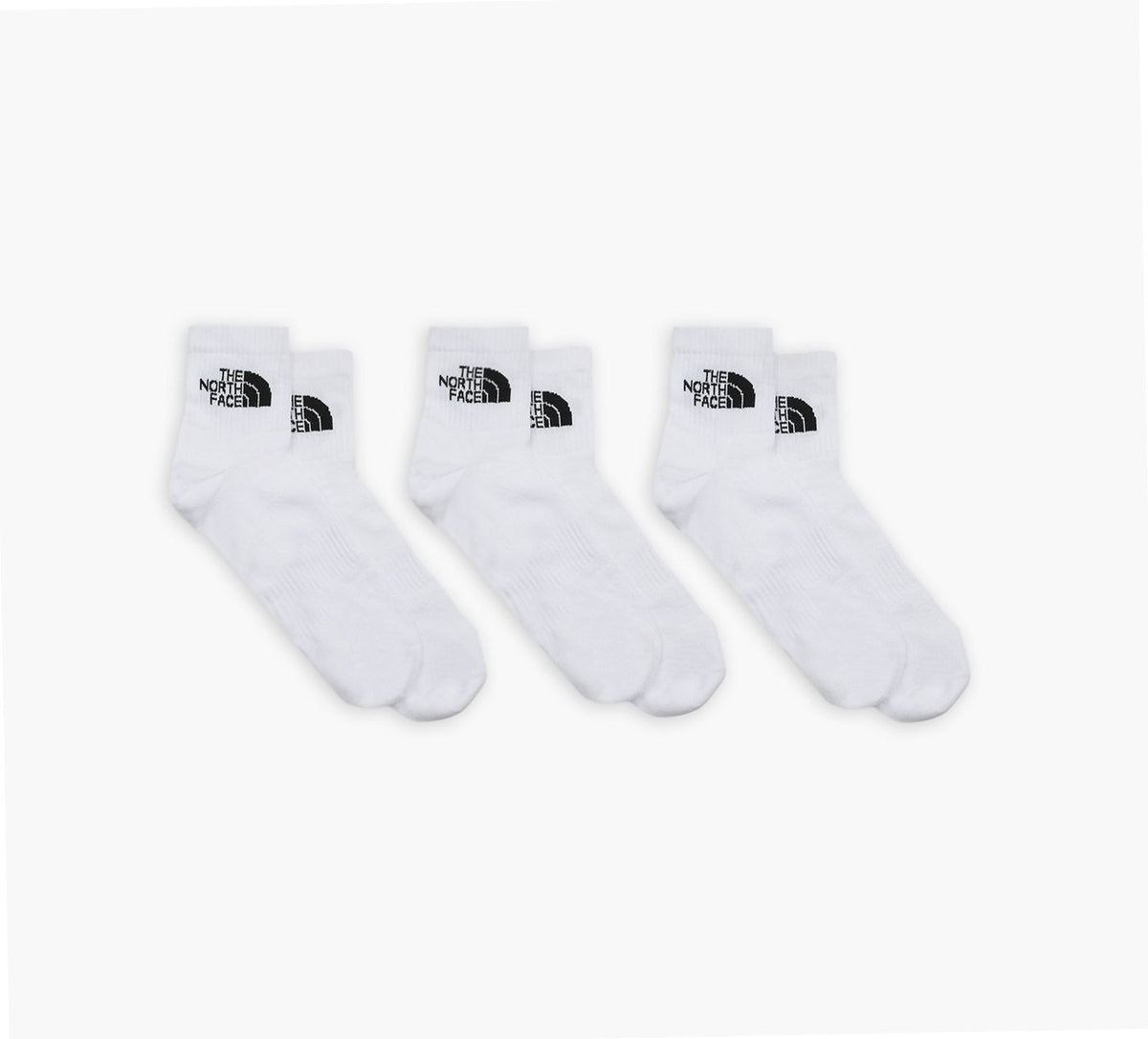 THE NORTH FACE MULTISPORTCUSHQUARTERSOCKS3P in WHITE