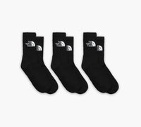 THE NORTH FACE EVERYDAYSTANDARDCREWSOCKS3P in BLACK
