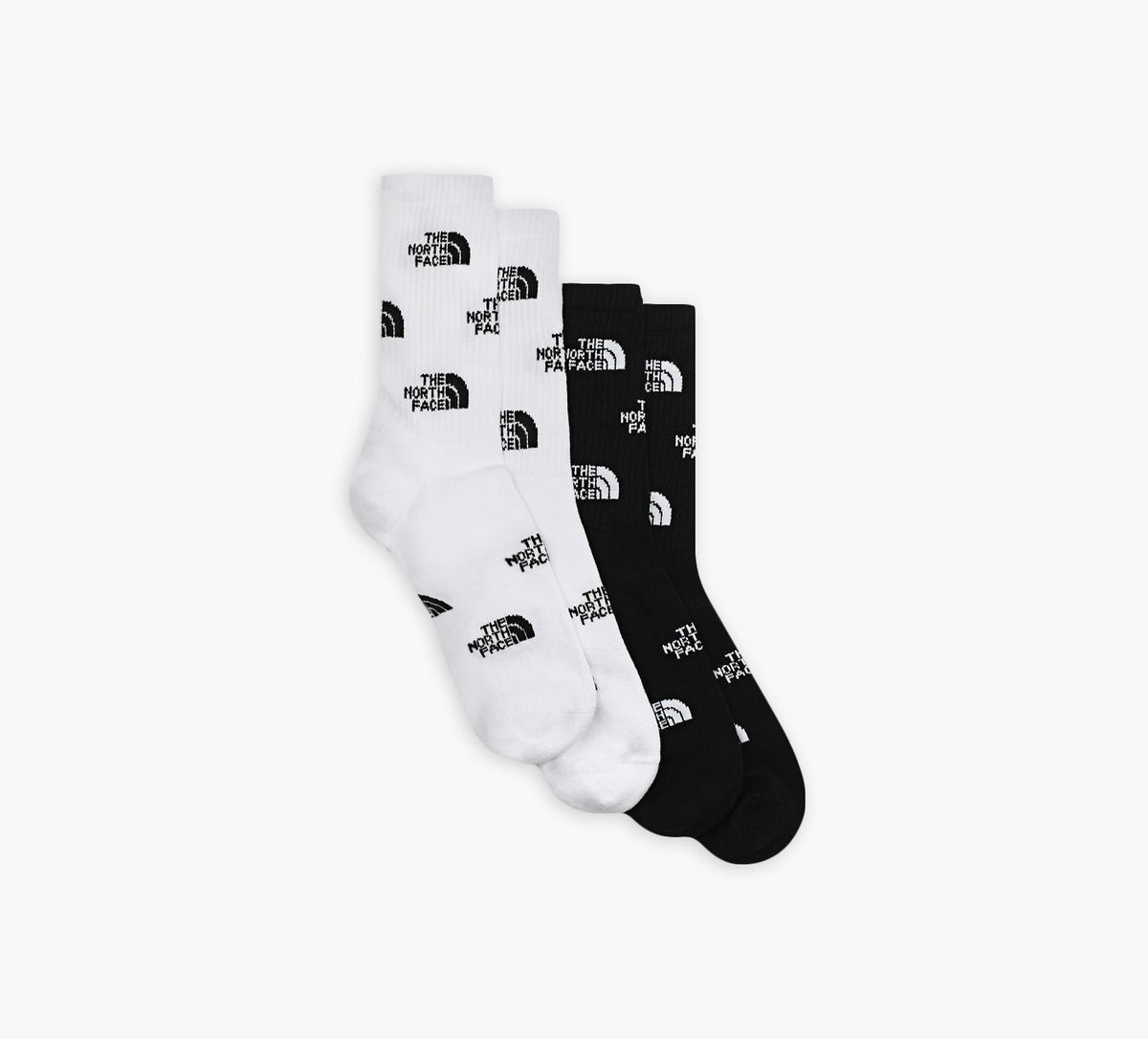 THE NORTH FACE CHAUSSETTESMIMOLLETUNISEXESEVERYDAYLOGO2PAIRES en NOIR